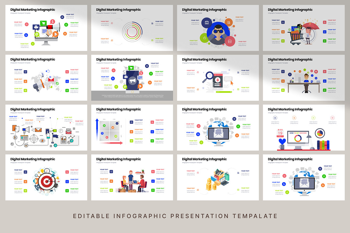 Digital Marketing - Infographic Presentation Template