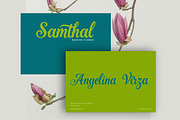 Latuna Gloss - Handrawn Script Font, a Script Font by NuType (Thumbnail 8 of 11)