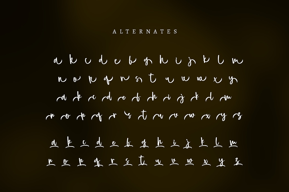 Amstrong - Handwritten Brush Script, a Handwritten Font by Kincrev Studio (Photo 6 of 7)