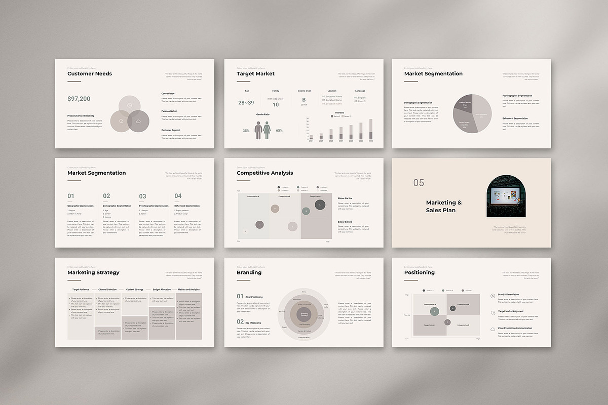 Canva Business Plan Presentation, a Presentation Template by CreativityForest (Photo 7 of 12)