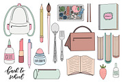 BACK TO SCHOOL. Cute doodle pack., an Education Illustration by Sentimental postman (Thumbnail 3 of 3)