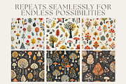 8 Oliver's Autumn Woods Patterns, a Pattern Graphic by Inknfolly (Thumbnail 2 of 5)