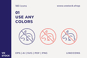 Packaging Symbols Bundle, an Outline Icon by vo.stock (Thumbnail 4 of 7)