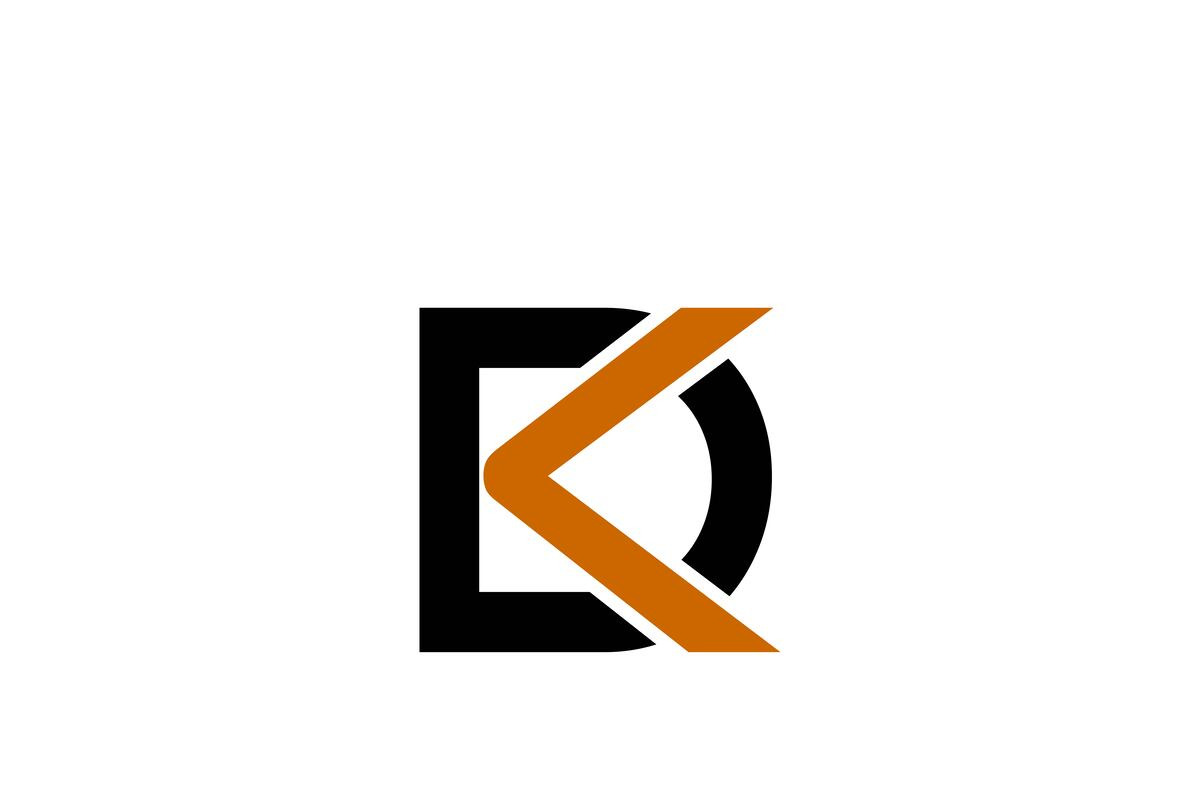 DK KD logo design vector template, a Branding & Logo Template by xcoolee