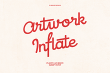 Artwork Inflate - Playful Cursive