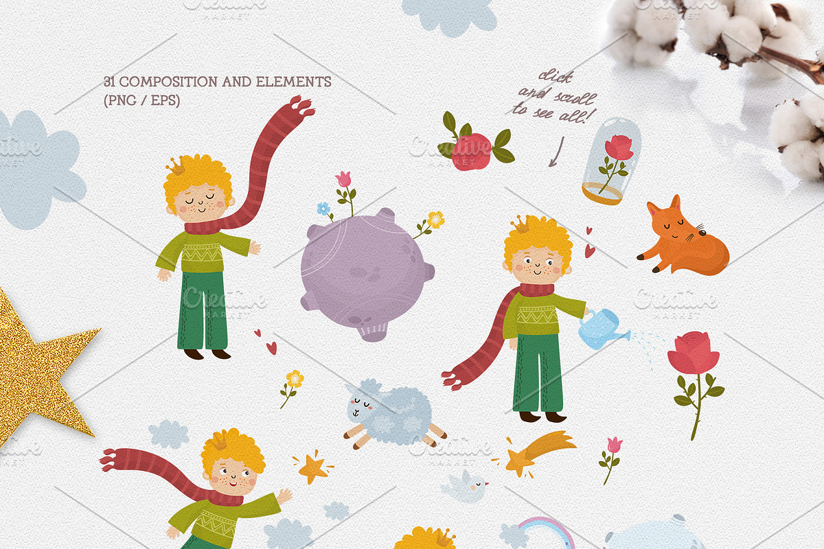 Little Prince Book Creator, an Object Illustration by Muse Artist