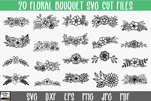 Floral Bouquet SVG Bundle