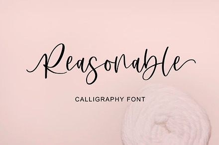 Reasonable | Handwriting Font