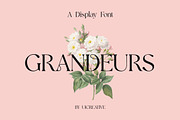 Grandeurs Modern Display Serif Font, a Serif Font by UICreative (Thumbnail 1 of 13)