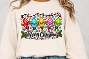 Merry Christmas Sublimation PNG, a Seasonal Illustration by Canvas Craft (Thumbnail 5 of 6)