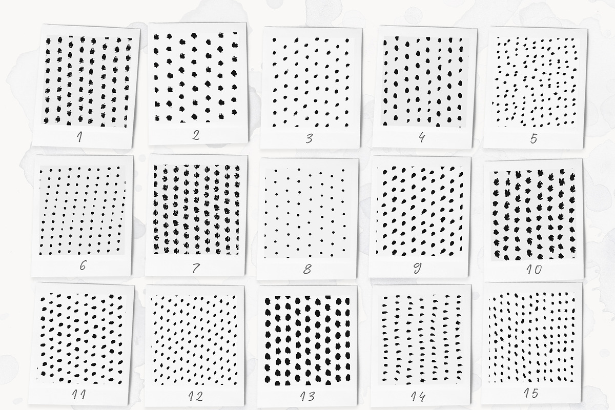50 Spots & Dots Seamless Patterns, a Pattern Graphic by Pink Coffie
