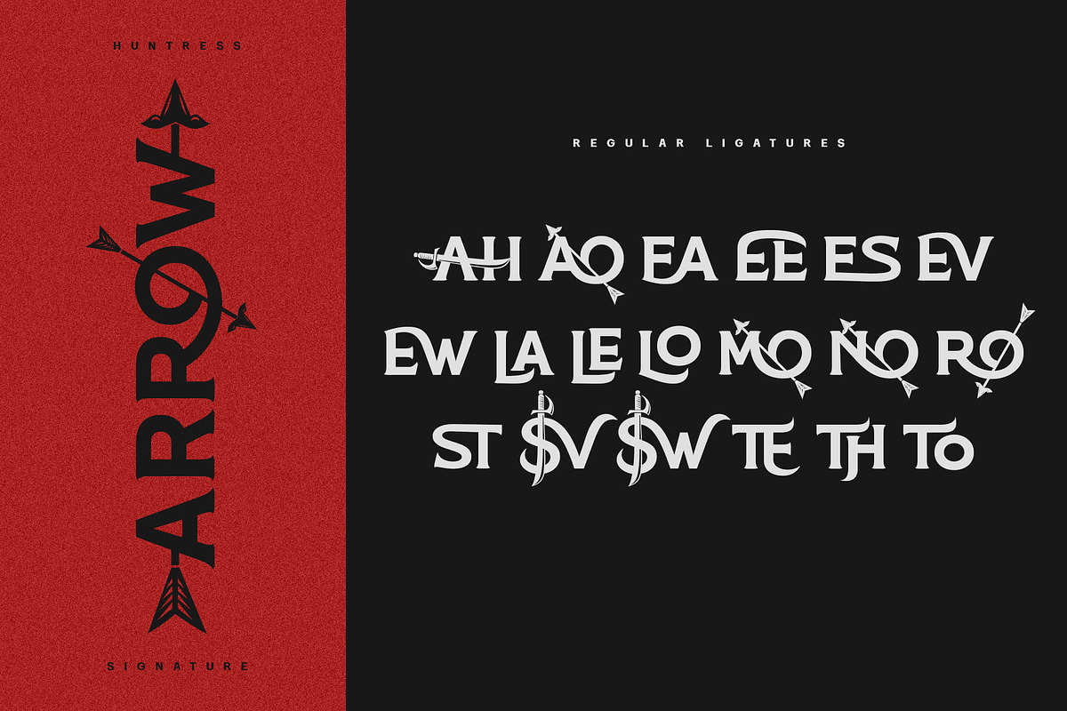 The Hero Archer Typeface, a Serif Font by alit design (Photo 15 of 20)