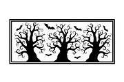 Dark Halloween Forest Design, a Graphic by BIPLOB EXPERT (Thumbnail 3 of 13)