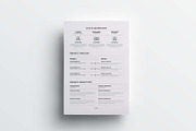 Project Plan | MS Word & Indesign, a Stationery Template by design_hut (Thumbnail 4 of 6)