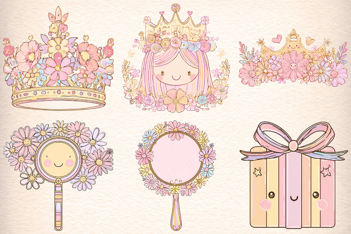 Retro Mother's Day Clipart, an Illustration by Digital Artistic99 (Photo 3 of 8)