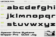 Apexor Futuristic Geometric Display, a Sans Serif Font by HipFonts (Thumbnail 12 of 17)