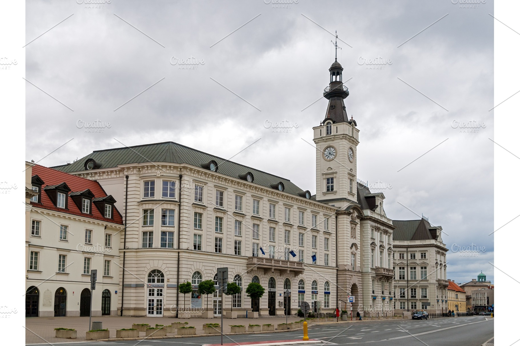 JabÅonowski Palace in Warsaw - Poland, an Architecture Photo by Leonid Andronov