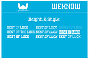 Best of Luck font, a Font by weknow (Thumbnail 6 of 8)