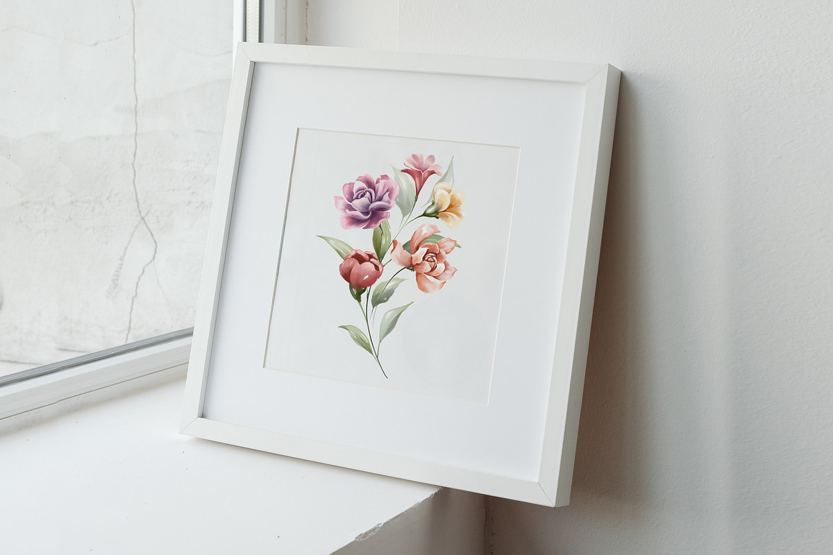 Colorful Florals with Alphabet set, an Object Graphic by Yorda Studio (Photo 12 of 15)