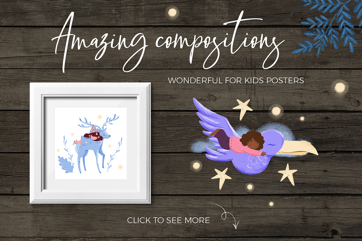 Good night  kids design creator, an Animal Illustration by Beauty Drops (Photo 8 of 9)