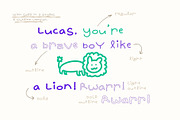 Magic Paw Cute Handwriting, a Handwritten Font by Sloulyfe (Thumbnail 3 of 9)