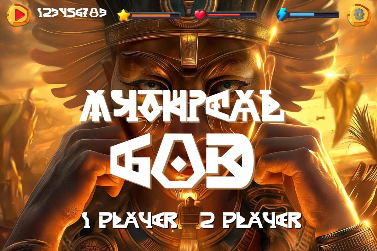 Axubies - Egyptian Gaming Font, a Sans Serif Font by Dhabee (Photo 13 of 15)
