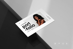 Minimal Portfolio Canva Template