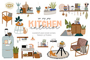 Scandi home: Kitchen Interior, decor, an Object Graphic by Ruslana Lubenets (Thumbnail 1 of 11)