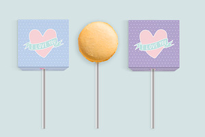 MACARON BOX MOCKUP