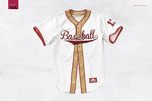 Baseball Jersey 4xMock-ups