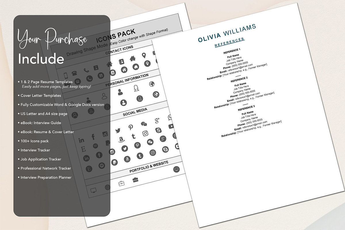 Minimal ATS friendly resume, cover, a Resume Template by Design_Xlab (Photo 6 of 10)