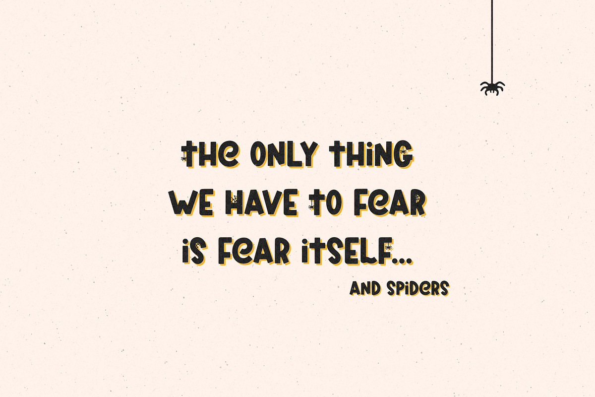 Spooky Things - Cute Halloween Font, a Handwritten Font by simpleblues (Photo 8 of 12)