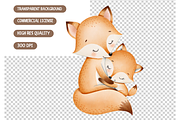 Woodland Creatures Clipart, an Illustration by TatiMockup (Thumbnail 5 of 5)