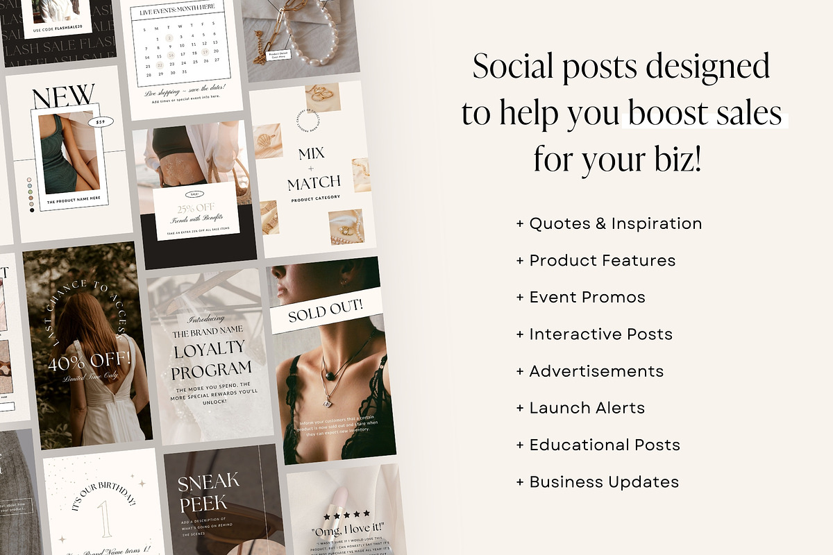 Ecommerce Shop Template Pack | Canva, a Design Template by Fourteen Creative Co. (Photo 7 of 14)