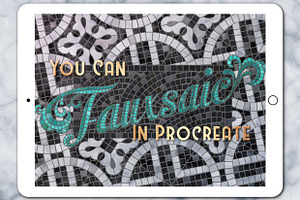 You Can Fauxsaic in Procreate