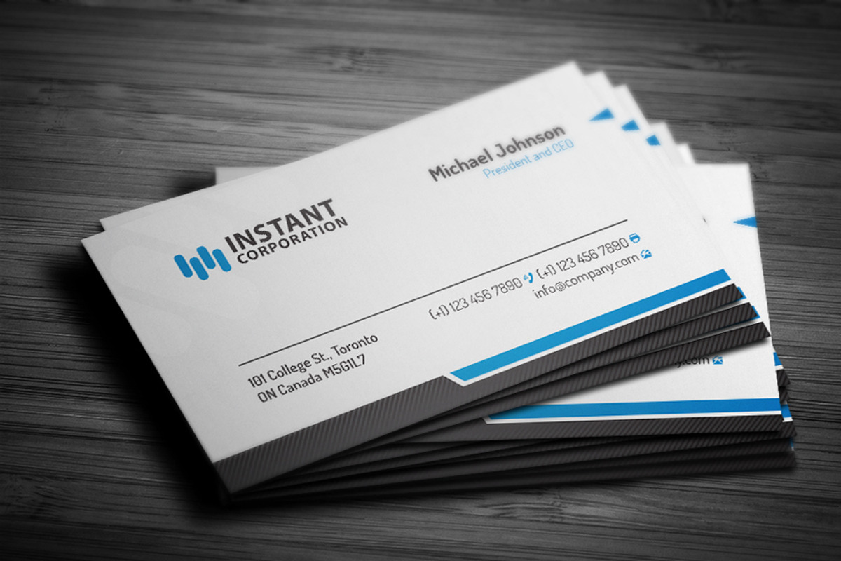 Corporate Business Card 14, a Business Card Template by RQ Designs (Photo 3 of 5)