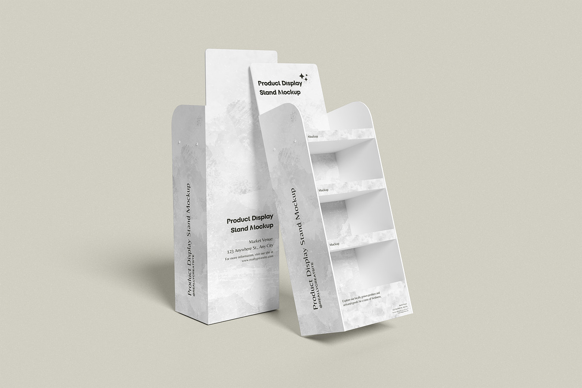 Product Display Stand Mockup, an Advertising Mockup by Twins_studio926 (Photo 5 of 5)