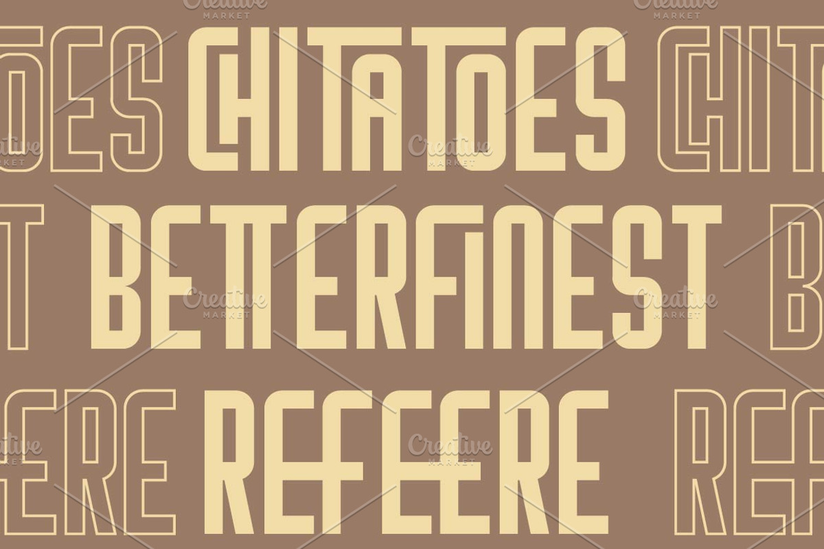 Mauritania Condensed Sans Serif, a Sans Serif Font by Artiveko (Photo 5 of 5)