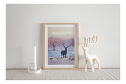 Christmas Frame Mockup Bundle, a Household Mockup by Saguaro Digital (Thumbnail 7 of 8)