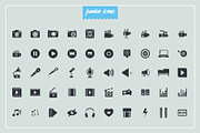 Multimedia Glyph Icon V2, a Solid Icon by Jumbo Icons (Thumbnail 4 of 5)