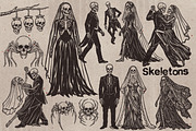 Halloween Procreate Stamps, a Brush Add-On by TheWhiteCatLab (Thumbnail 6 of 9)