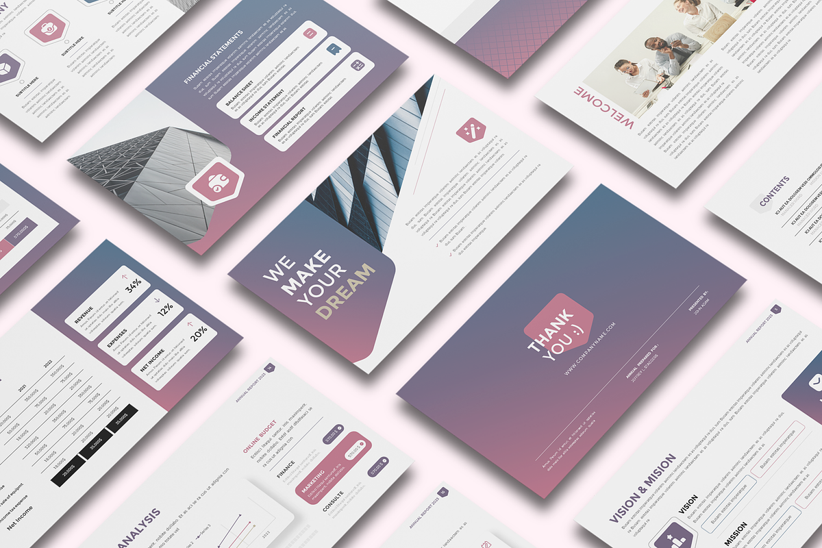 Annual Report, Canva | Docx | PPT, a Brochure Template by Template Zone (Photo 13 of 13)