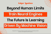 Technology Future Sans Font - Kalgor, a Sans Serif Font by Font Liner (Thumbnail 4 of 10)
