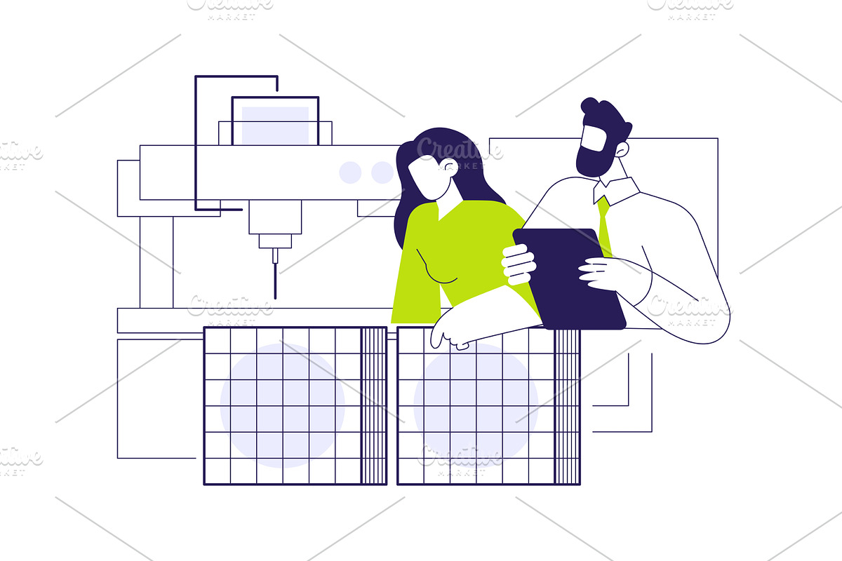 Testing metamaterials abstract, an Illustration by Visual Generation