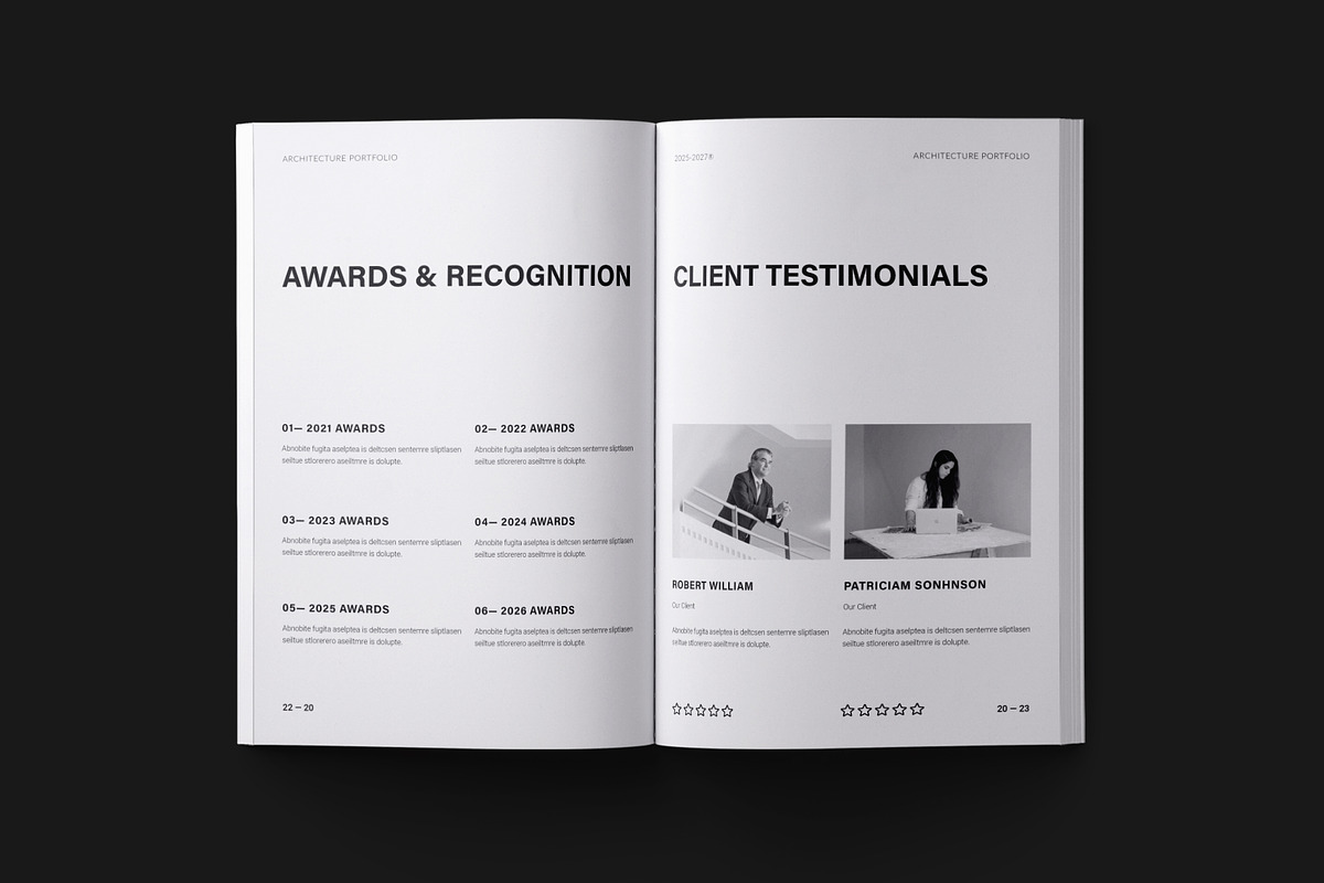 Architecture Portfolio Template, a Brochure Template by ElvinPrint (Photo 11 of 13)