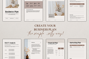 30 Pages Beige Modern Business Plan