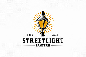 Streetlight Vector Logo Template