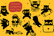 Funny Cat - Illustration Cat, an Animal Illustration by Invisual Studio (Thumbnail 6 of 21)