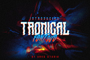 GRVS-Tronical Font Duo, a Font by GRVS Studio (Thumbnail 1 of 9)