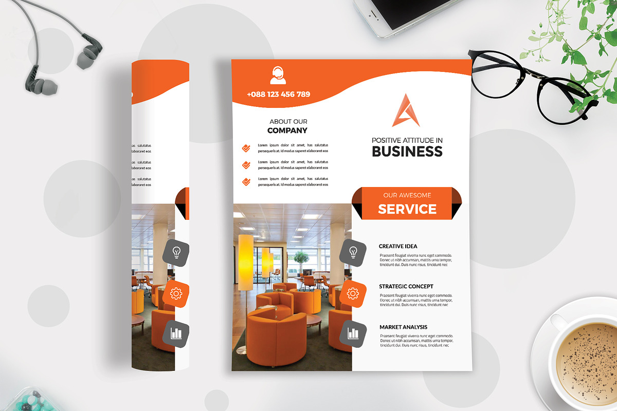 50+ Business Flyers Bundle, a Flyer Template by Imagine Design Studio (Photo 49 of 52)